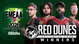 ストリートファイターリーグ EMEAA 2026でRed Dunesが優勝
