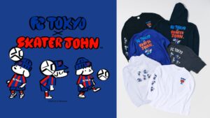 Skater JOHNとFC東京のコラボ第2弾グッズが10月28日発売へ