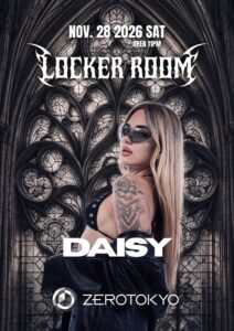 ハードテクノパーティーLocker RoomにイタリアのDJ DAISYが来日へ