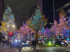 京阪神ビルディング、御堂筋イルミネーション2026に寄付へ 自社ビルも点灯