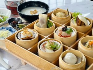 堀江ブルーで10月26日より点心食べ尽くしランチが登場 中国茶20種飲み放題も