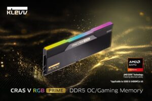 KLEVV、DDR5メモリCRAS V RGB PRIMEを2026年11月に発売へ