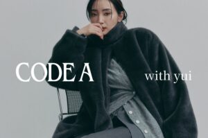 CODE Aが柳橋唯との初コラボコレクション全3型を11月6日より発売へ