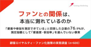 企業実態調査で判明した顧客との関係変化を測る難しさ ファン化の判断基準が焦点に