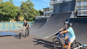 JPFがサイクルパーク京都でBMXスクールを約1年ぶりに再開 計6名が参加