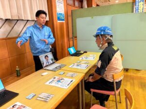 ジェイフロンティアが中井町総合防災訓練に参加、オンライン診療の体験を提供