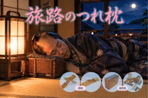 富士ベッド工業が枕博物館の道中枕や旅枕、現代の携帯枕を紹介