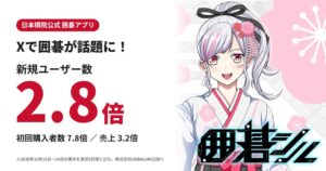 囲碁シル、Xでの話題化で新規ユーザー2.8倍に 初回購入者は7.8倍