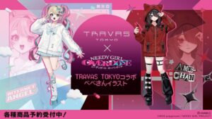 TRAVAS TOKYO×NEEDY GIRL OVERDOSEのコラボ品受注開始