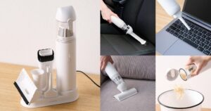 エレコム、吸引とエアダスターの2通りで使えるハンディクリーナーを発売