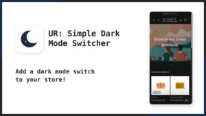 UR: Simple Dark Mode Switcherが10月2日公開へ