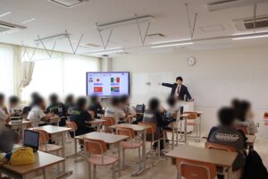 トレイダーズ証券、渋谷区立代々木中学校で金融経済教育の出張授業を実施