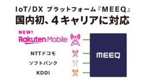 ミークがMEEQで楽天モバイル回線を本格提供 国内初4キャリア対応MVNOに