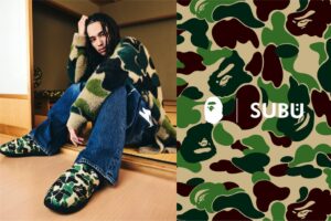 BAPE®とSUBUが3度目のコラボ ABC CAMO採用サンダルを発売へ