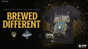ブルワーズのMLBワールドシリーズ初制覇記念グッズをファナティクスが発売