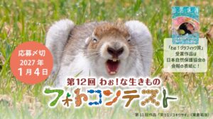 日本自然保護協会とソニー、第12回わぉ！な生きものフォトコンテスト作品募集開始
